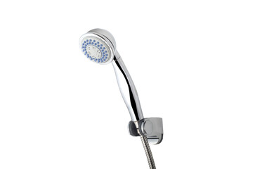 Shower set in bathroom home decoration isolated in white background