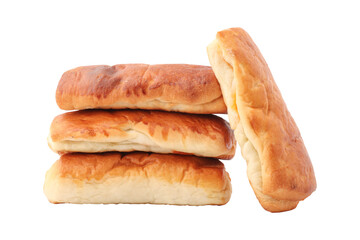 Sweet milk breads isolated on transparent background