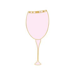 Pink Alcohol Glass