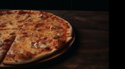Leckere Salami Pizza Fotofotografie im Studio ai generativ