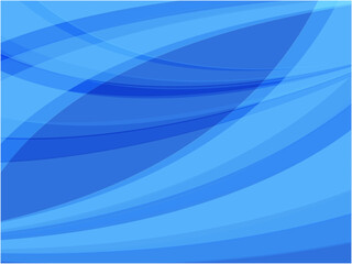 美しいウェーブの波形背景素材_ブルー2