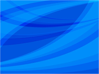 美しいウェーブの波形背景素材_ブルー