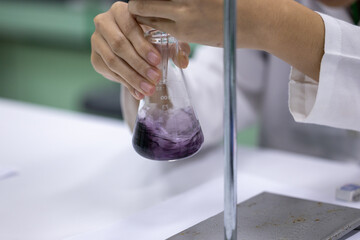 Titration method for determining salt iodate and salt iodide content in Laboratory.