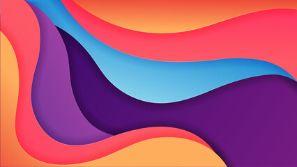 Colorful vector abstract background with soft gradient. Vector background for wallpaper. Eps 10