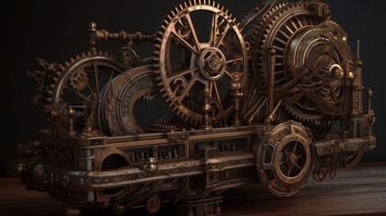 Steampunk Perpetual Motion Machine 