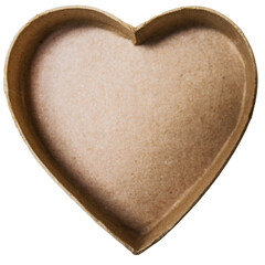 Boite en carton en forme de cœur 