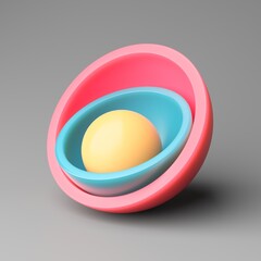 Balance and leadership modern concept. Mindful zen