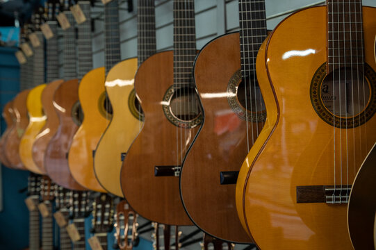 Exposici&oacute;n de diferentes tipos de guitarras ac&uacute;sticas y timples canarios. 