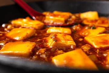Spicy Mapo Tofu with Tofu and Beef