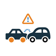car, car accident, accident, car and car accident icon