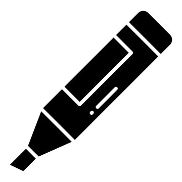 Solid Marker pen icon