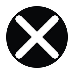 Fototapeta premium false icon, mark vector, cross illustration