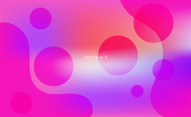 background with circles, Pink color