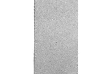 torn paper on white background