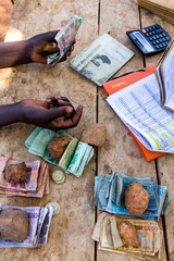 Microfinance loan reimbursement in Northern Togo.
