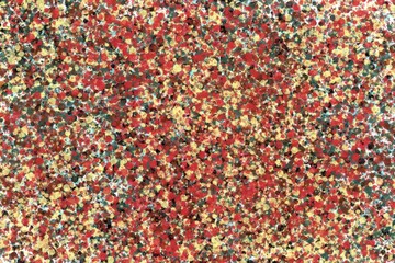 Texture of colorful dots on wall