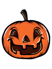 Illustration of halloween pumpkin