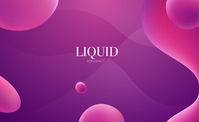 abstract background with circles,  Pink Liquid