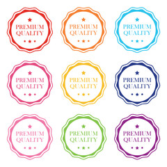 Set of Premium quality. Price tags, Promotion sale badge and retail paper stickers.