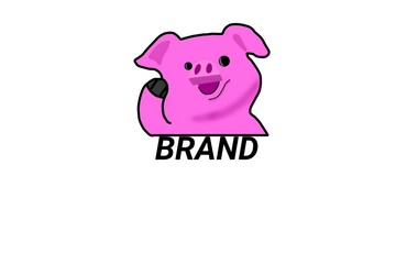 This logo can be used for animal businesses, as well as children's brands