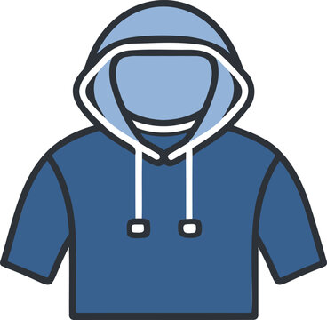 recommend clip art: Crop top with collar flat vector illustration