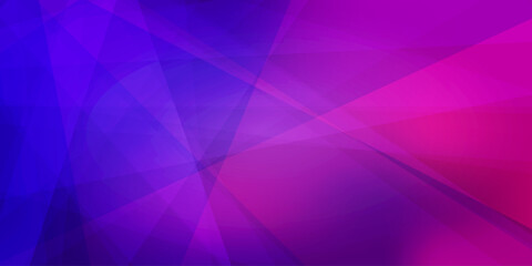 Fototapeta premium Dark Purple Modern Style Triangle Shaped Translucent Overlaying Planes, Geometric Shapes Pattern, Broken Glass Effect - Abstract Futuristic Wide Scale Vector Background, Texture Design Template