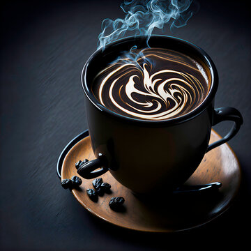 cup of coffee with chocolate