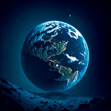 earth in space
