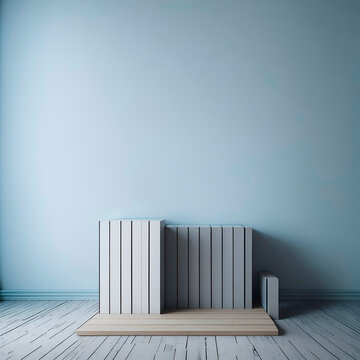 empty room with wall