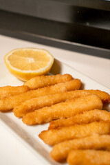 fish and chips on a plate