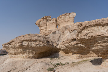 Fototapeta premium Mount Abu Hsas Altoithir, Al Hofuf Saudi Arabia