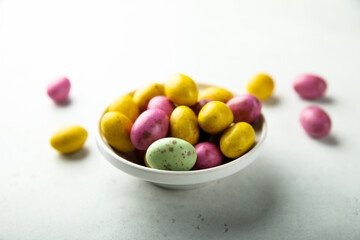 Delicious Easter treats, or chocolate eggs