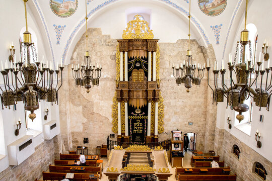 Hurva synagogue, Jerusalem old city, Israel.