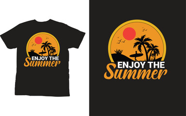 Summer t-shirt design.