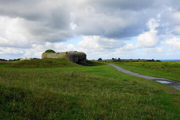 German WWII Gun Battery at Longues-sur-Mer, Normandie, France