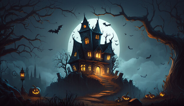 Halloween Wallpapers For Desktop Laptop On Full Screen Background, Cartoon  Halloween Pictures, Halloween, Cartoon Background Image And Wallpaper for  Free Download