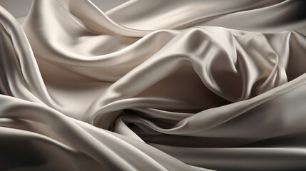 beige silk fabric texture. Satin Background