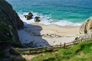 plage des charettes plouarzel finist&egrave;re bretagne 