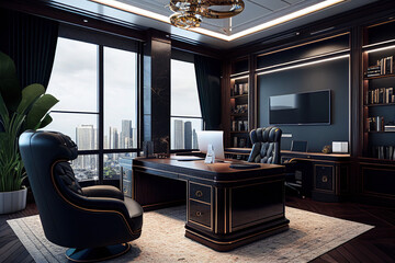 AI generates illustrations creative space