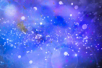 キラキラ背景｜ブルー系