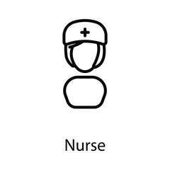 Nurse icon design stock illustration