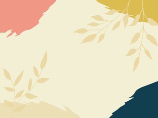 autumn background with leaves