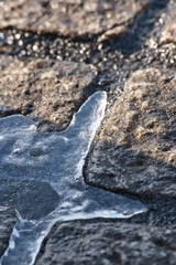道路の氷