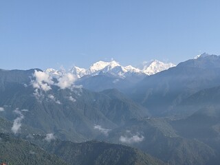 Fototapeta premium Kanchenjunga Peak with Ice