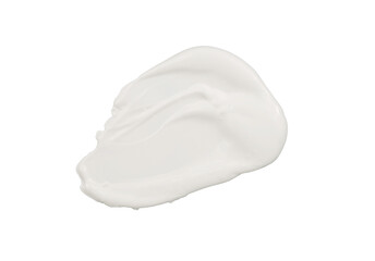 White cream isolated for cosmetic element