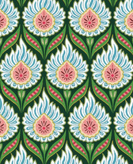 Ikat,batik print,Abstract ,madhubani,kalamkari,block-print,Geometric,Ajrakh Pattern and Background digital printing textile
