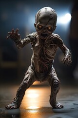 zombie portrait generated by a neural network
