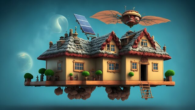 Floating house
