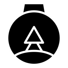 Christmas ball glyph 
