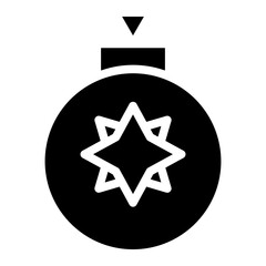 Christmas ball glyph 